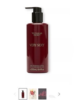 Victoria's Secret Very Sexy Lotion - Deep Burgundy with Black Pump
